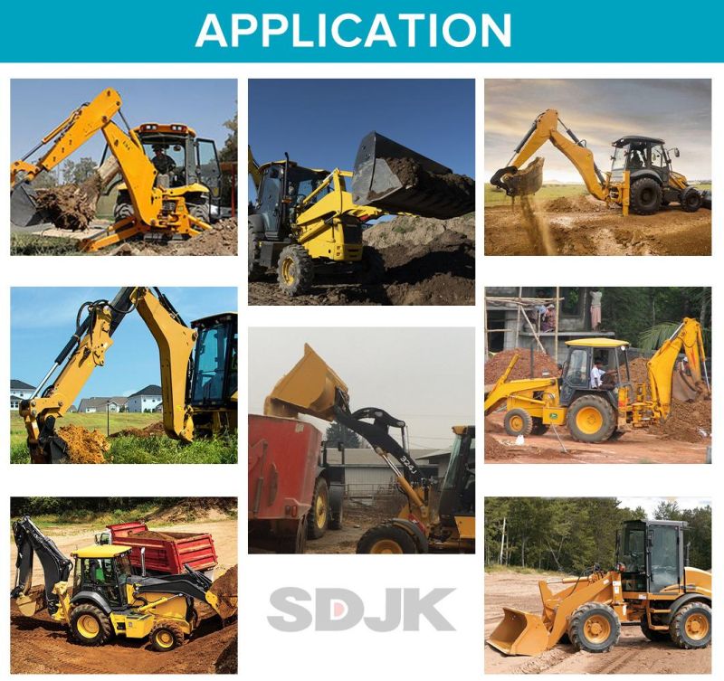 5400kg Backhoe Loader with 1.0cbm Bucket for Sale