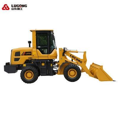 Shandong Lugong Mini Small Compact Wheel Loaders Manufacturer LG930 Front Loaders Factory for Waste Remove
