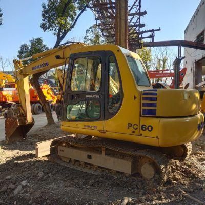 Used Excavators Komattsu PC60 Earth-Moving Machinery Good Condition Low Hours