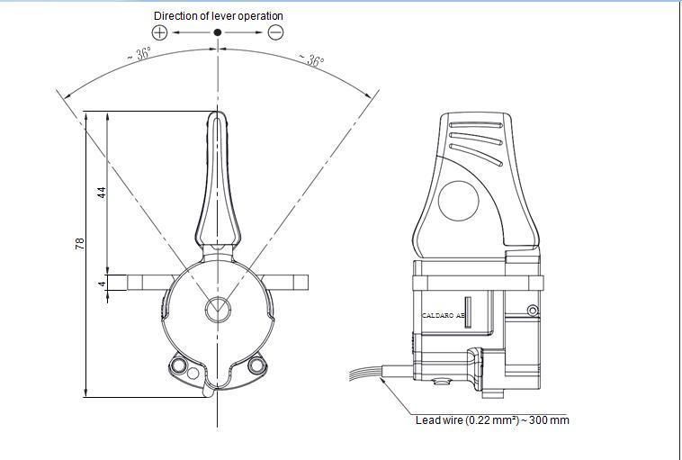 Caldaro 01 Series Joystick for Construction Machinery Handle