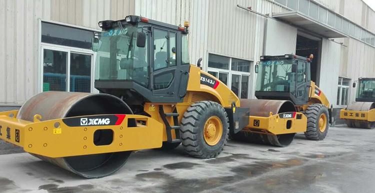 XCMG Factory 14 Ton Single Drum Road Roller/ Road Compactor/ Vibratory Roller Xs143j for Sale