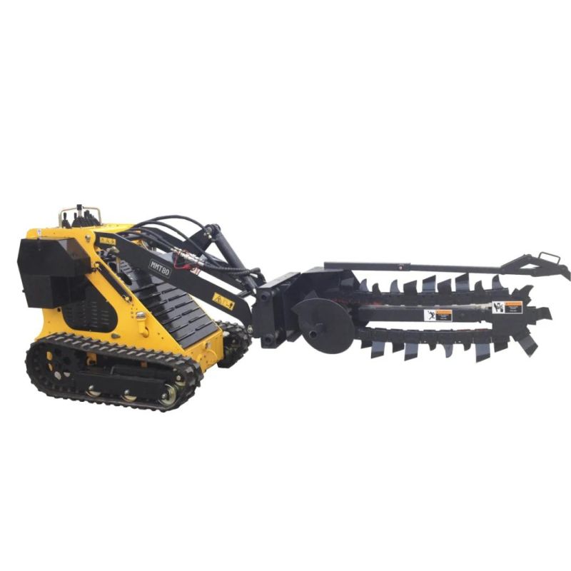 Factory Crawler Rubber Track Diesel Engine Powerful Hydraulicmini Track Skid Steer Loader