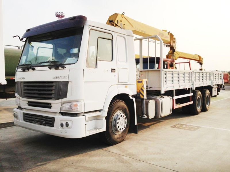 Factory Selling Price Truck Mounted Crane Hy1025 10 Ton Crane with Folding Boom