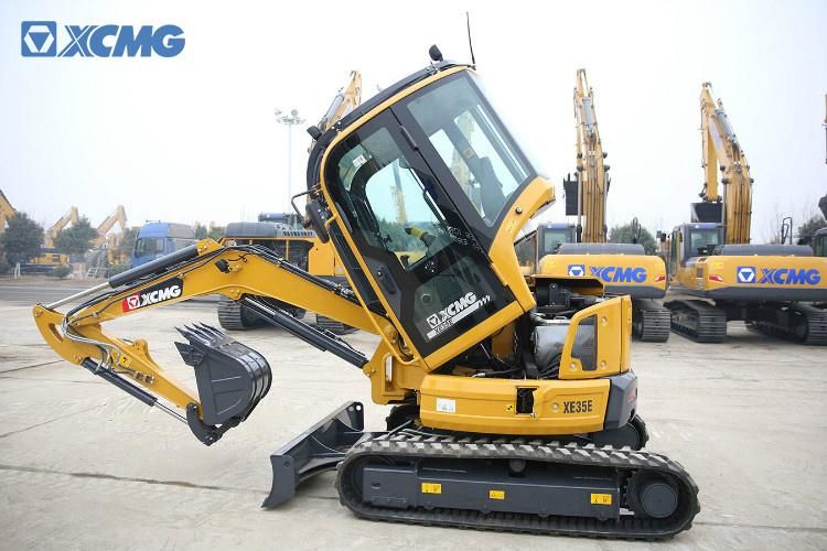 XCMG Official Hydraulic 3 Ton Mini Small Digger Excavator Xe35e Price for Sale