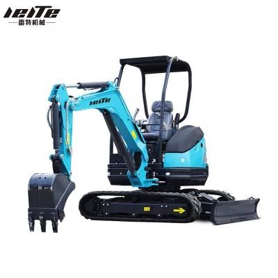 Farm Garden China Cheap 2.6 Ton New Mini Excavator Small Digger with Attachments