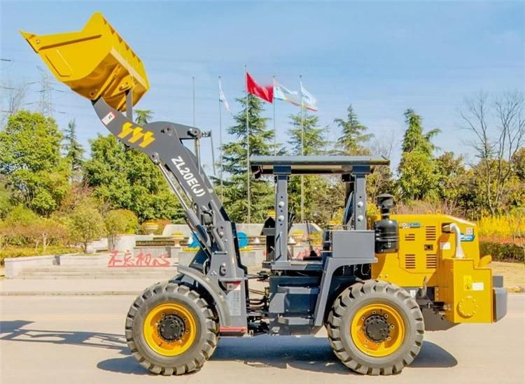 XCMG Official Zl20e (J) Mining Machine 2 Ton Mini Underground Mining Wheel Loader Price