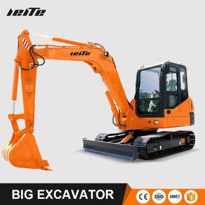 Good Quality and Fine Appearance Mini Excavator for Sale 6 Ton Mini Excavator Air Conditioner