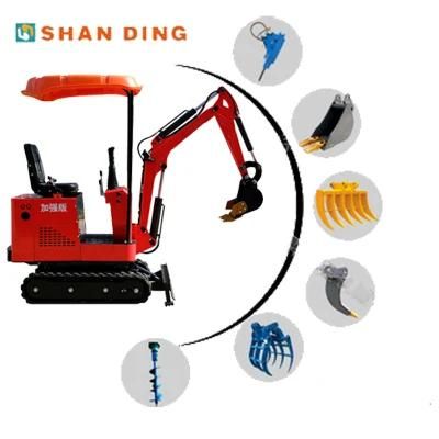 2021 New Model 800kg Mini Excavator EPA&Euro V Standard 0.8 Ton Garden Excavator 1ton 2 Ton 3 Ton Mini Hydraulic Excavators