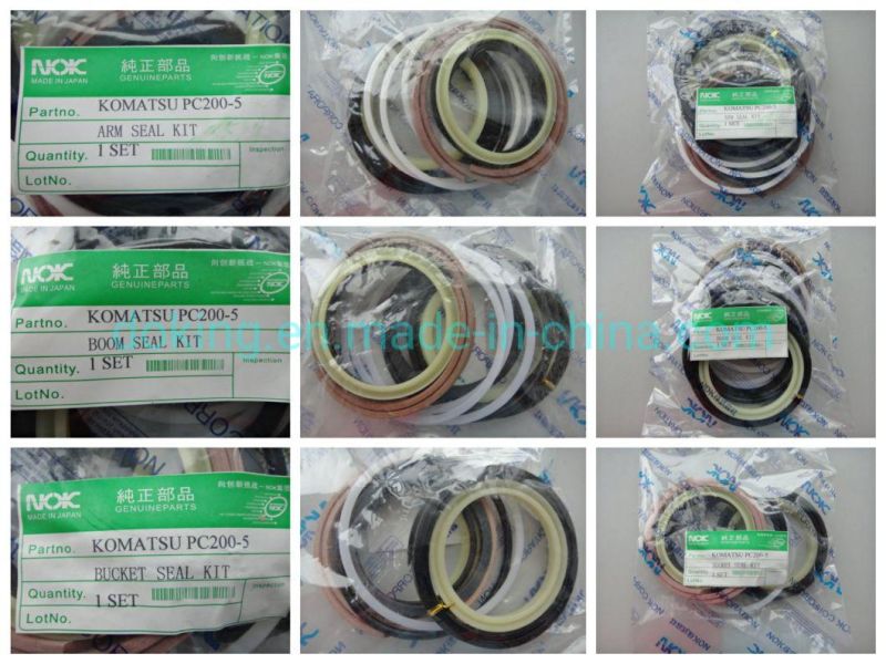 Excavator Hydraulic Cylinder Boom, Arm, Bucket Seal Kit PC240-7