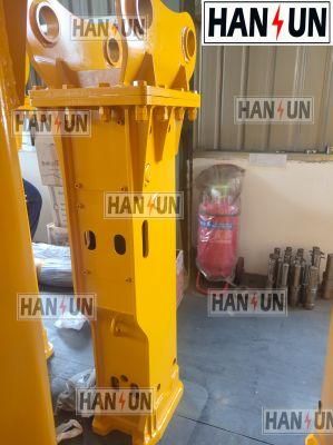 Hansun Chisle Dia 155mm Box Type Slience Type Hydraulic Rock Breaker for 30 Tons Excavator