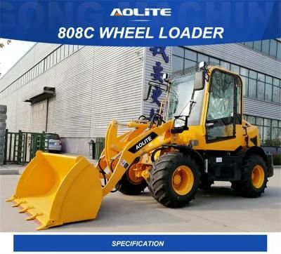 Construction Machinery New 800kg Small Wheel Loader with Good Quality