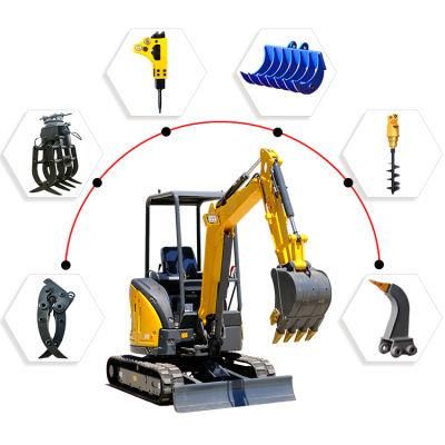 Factory Outlet of Tailless Excavator, Imported Engine and Hydraulic System 2.5 Ton Digger