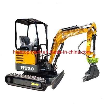 Construction Machinery 2 Ton Mini Hydraulic Excavator