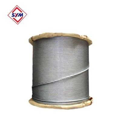 35W*7 Tower Crane Stainless Steel Wire Rope 14mm for Hoist Mechanism