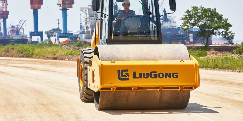 Liugong 6114e Hydraulic 14 Ton Single Drum Vibratory Road Roller for Construction