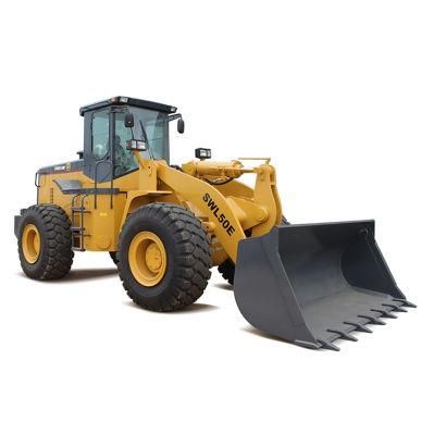16.5 Ton Operating Weight Shovel Wheel Loader with Rock Bucket