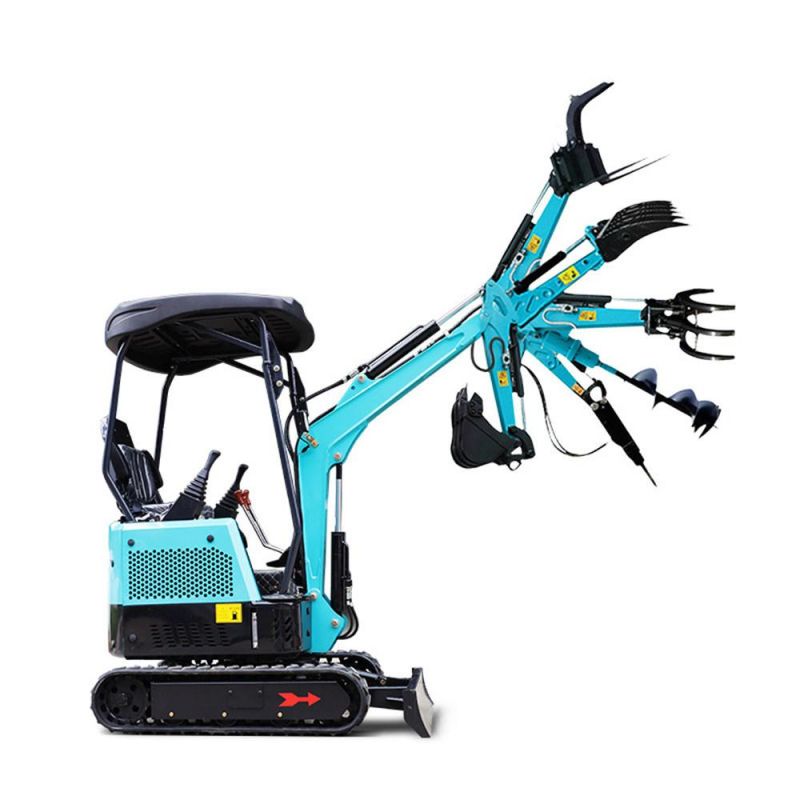 Mini Diggers Agricultural Hydraulic Excavator 1 Ton Micro Mini Excavator