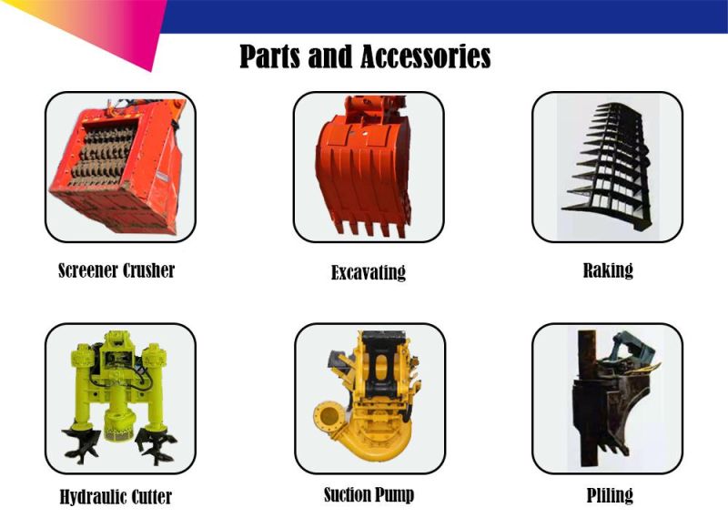 Heavy Duty Amphibious Equipment/Wetland Excavator Float on Water as an Added Safety Feature/Hydraulic Control/Modular Design