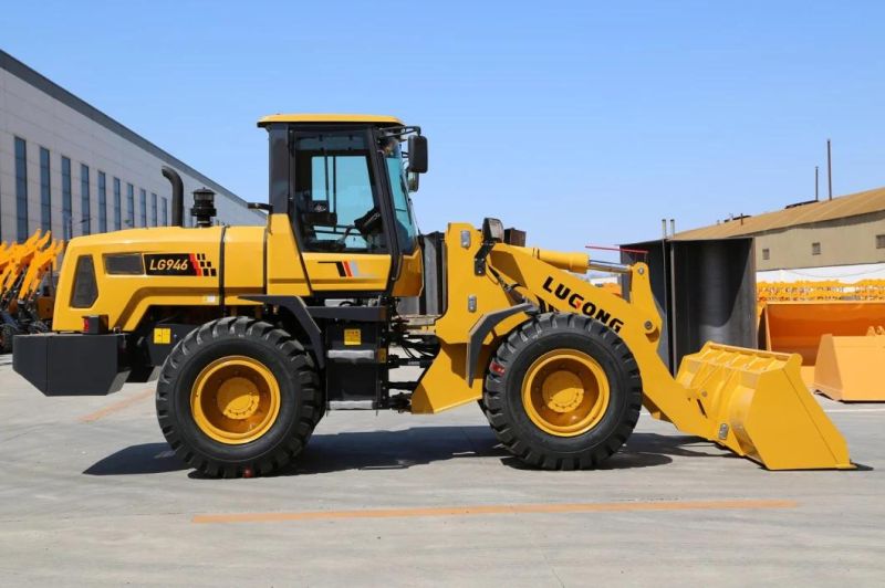 Lugong Official 2.5 Ton Mini Wheel Loader 92kw Front End Loader