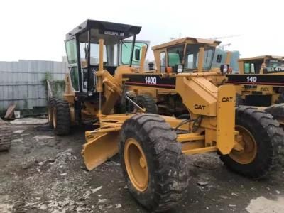 Wheeled Hydraulic 200HP Used Cat Motor Grader Secondhand Cat 140g Grader for Sale