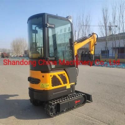 1.2ton Cheap Digger with Cabin and Different Attachment