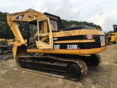 Low Hour Used Cat 320b Caterpillar 320bl Crawler Excavator with Hammer Line