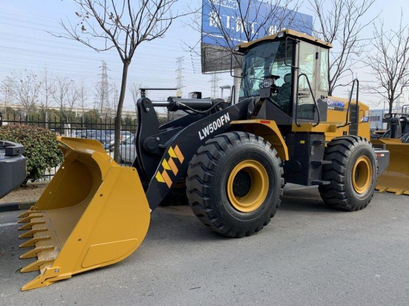 Construction Loader 5 Ton XCMG Lw500fn Wheel Payloader List for Sale
