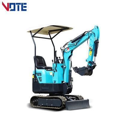 New Mini Excavator Price 0.8 Ton 1 Ton 2 Ton 3 Ton Mini Excavator Digging Hydraulic Small Micro Digger Prices for Sale