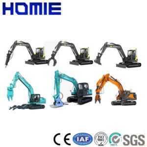 Excavator Attachments for Demolition Recycling Mine Application