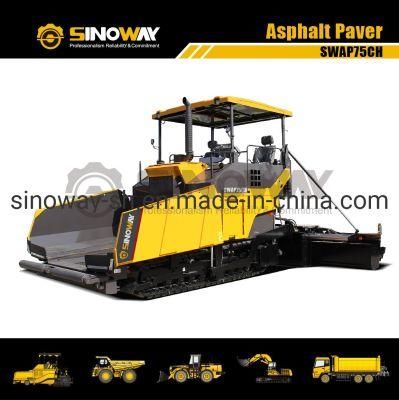 7.5 Meters Hydraulic Crawler Asphalt Paver for Road Construction