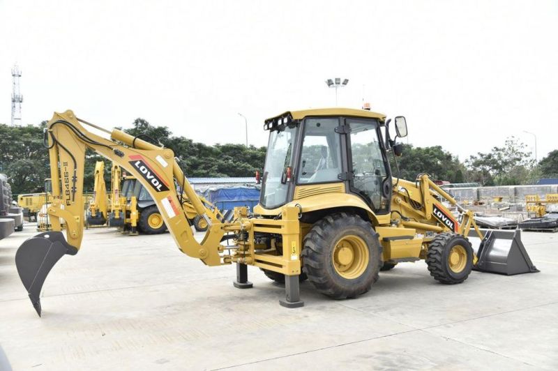 Lovol Backhoe Loader 1cbm Loading Bucket 0.3cbm Digging Bucket