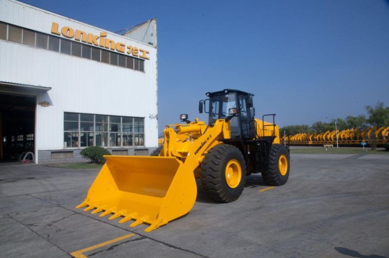 Lonking 5t 6 Tons 7 Ton Front Wheel Loader for Coal/Mine/Log