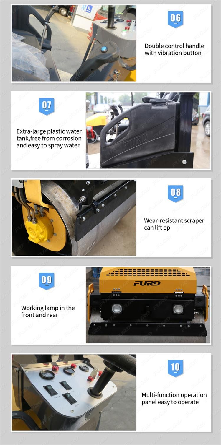 High Configuration 3 Ton Road Roller Compactor Combinated Tyres Vibratory Road Roller