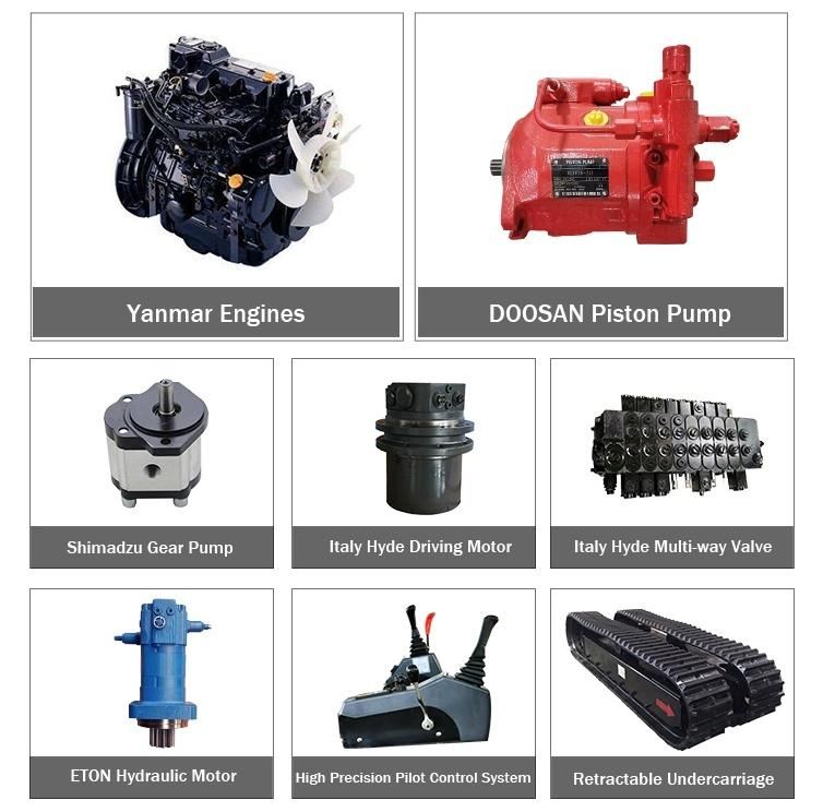 Easy Operating New Mini Hydraulic Excavator 2t for Sale