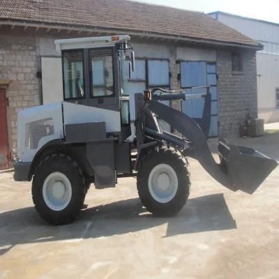 China Manufacture 1500kg Mini Wheel Loader with Various Attachments