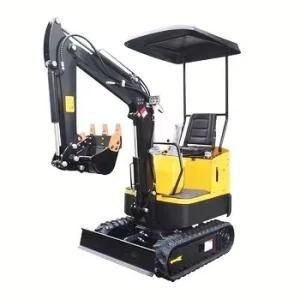 Chinese Excavator Manufacturer 1 Ton Crawler Small Digger Mini Excavator Price for Sale