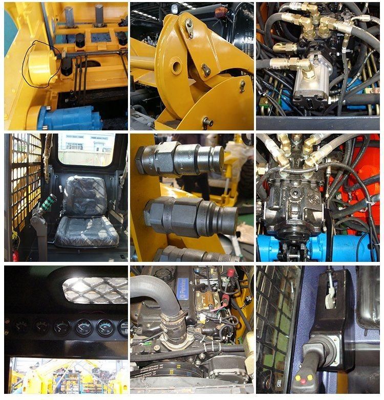 Mini Loader Skid Steer Small Construction Machinery Arm Small Skid Steer Loader Front Loader