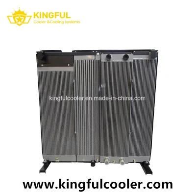 Air Cooled Air Oil Water Combined Radiator for Construction Machinery
