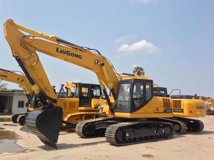 Construction Machinery New Digger Liugong Clg922e 21 Ton Hydraulic Crawler Excavator with Hammer