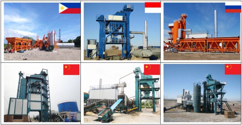 China Mobile Asphalt Mixing Plant 40 T/H Capacity Certification CE BV ISO Asphalt Plant