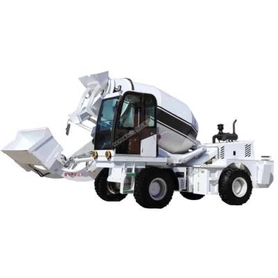 Self-Loading Concrete Mixer with Truck Self Propelled