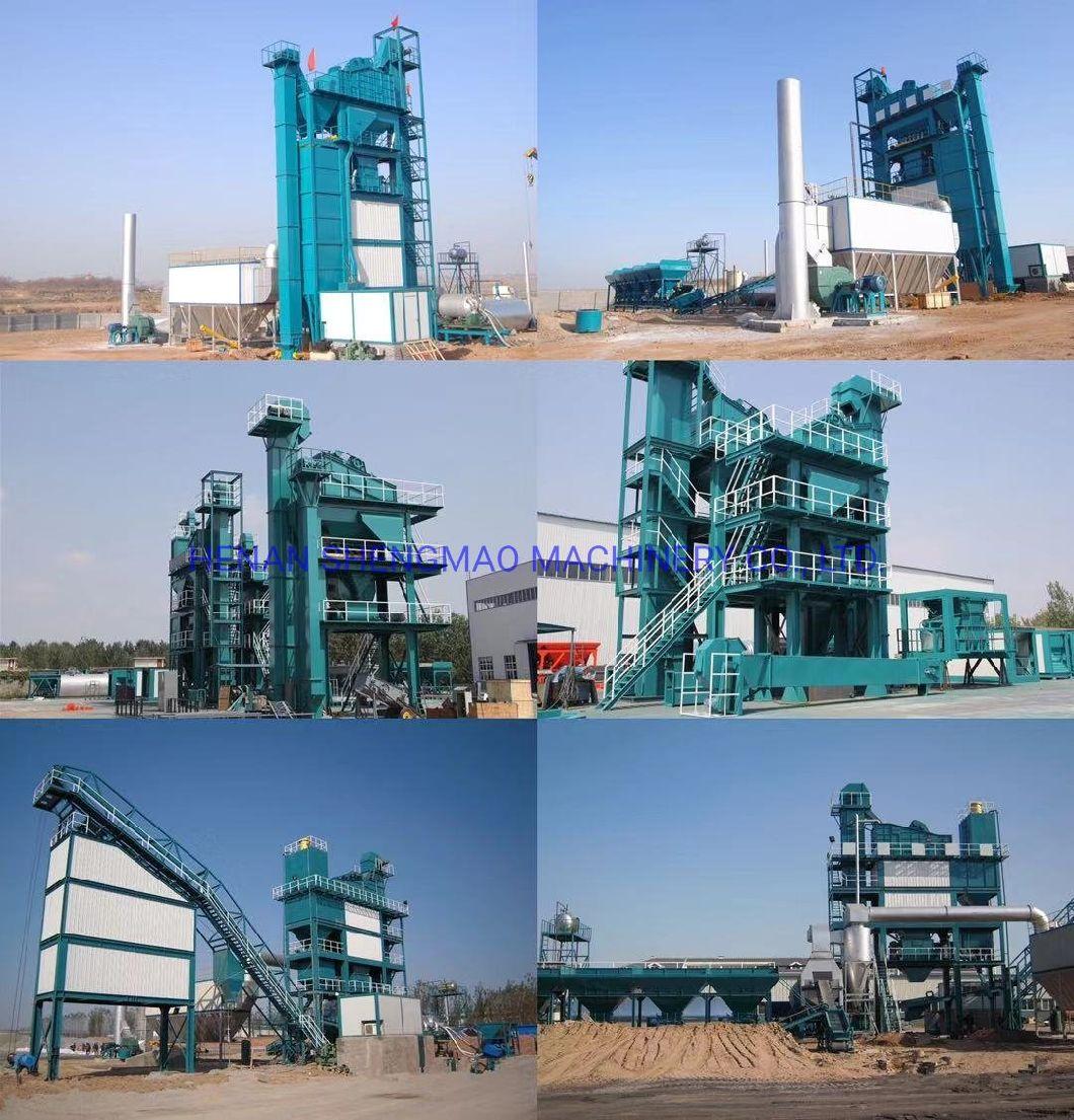 Lb800 Lb1000 Lb1200 Stationary Fixed Hot Asphalt Concrete Mixing Plant in Russia Philippines Thailand