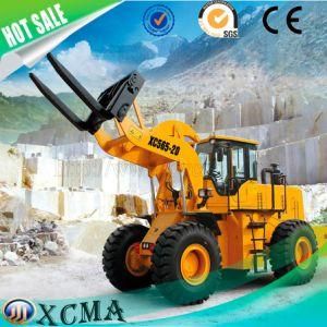 China Xcma Rate Load 20 Tons Stone Diesel Forklift Loader Stone Equipment