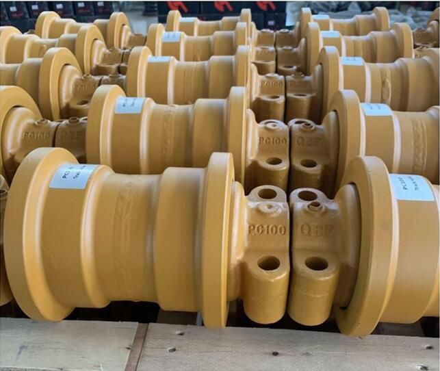 Track Roller Bottom Lower Roller Spare Parts Model D65e-12 D65ex-12 14X-30-00082 14X-30-14100 Bulldozer 14X-30-00092 -14200