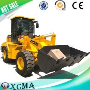 Xcma Rate Load 2 Ton Agricultured Mini Wheel Loader for Road Construction