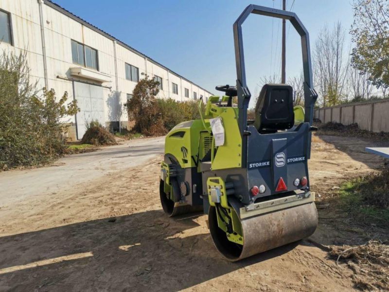 39" 2t Double Vibrating Type Kubota EPA Diesel Power Tandem Road Roller