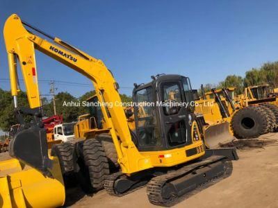 Original Japan 6ton Used Mini Excavator Komatsu PC55 PC55mr PC35mr