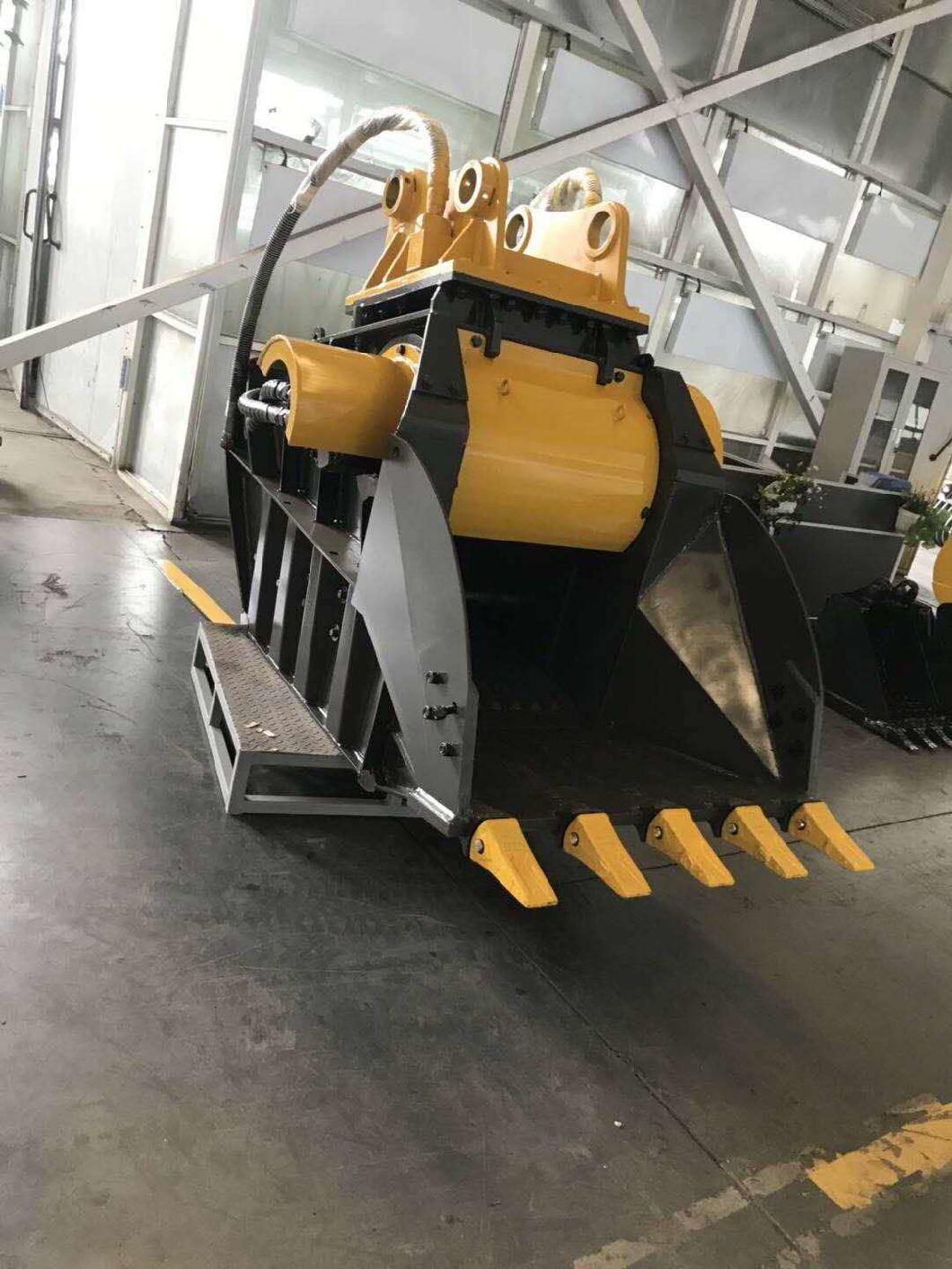 Crusher Bucket for 20t Excavator, Bucket Crusher for Skid Steer