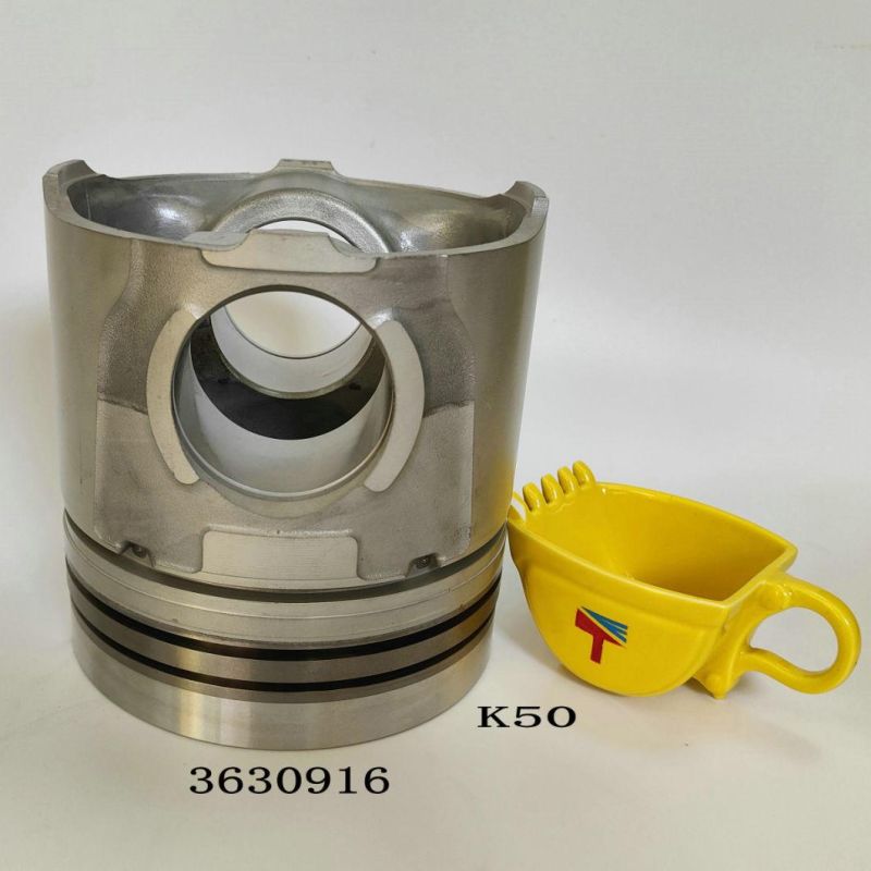 High-Performance Diesel Engine Engineering Machinery Parts Piston 3630916 for Engine Parts K50 Qsk50 Generator Set