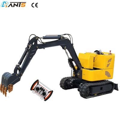 CE Special Environment Compact Electric Excavator Machinery 0.8ton 1ton Remote Control Hydraulic Crawler Type Mini Excavators